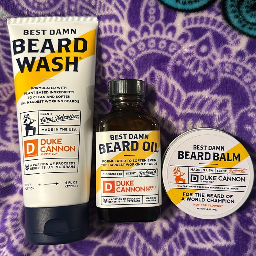 Best Damn Beard Bundle NEW-wash, oil & balm
